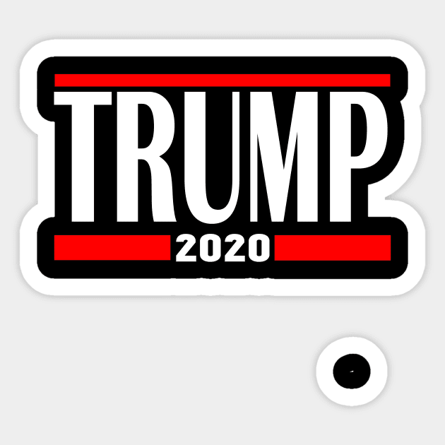 Trump 2020  Keep America Great again Sticker by Netcam